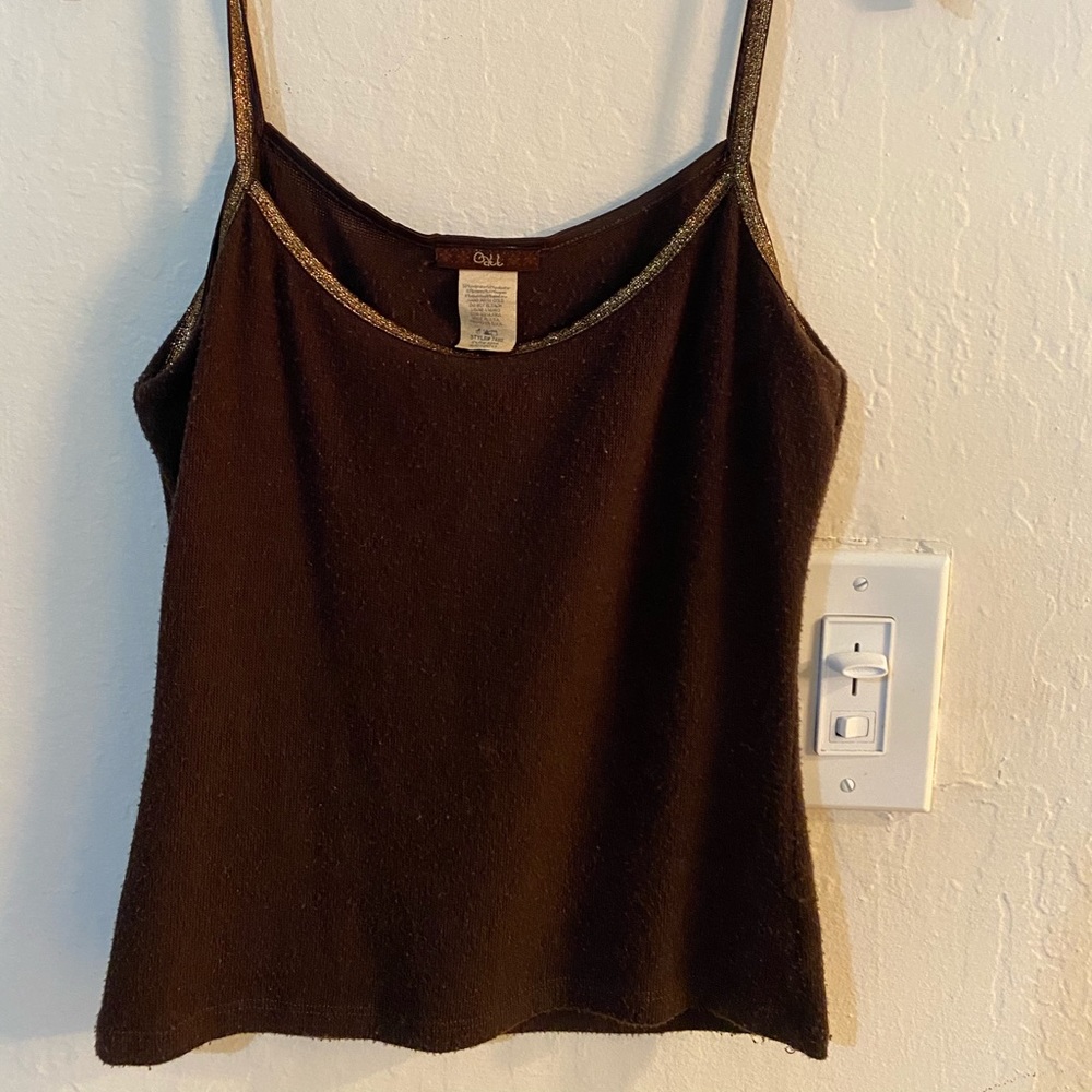 Maroon tank top